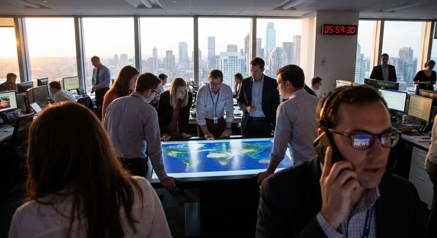Inside the First 60 Minutes: How Breaking News Really Gets Made